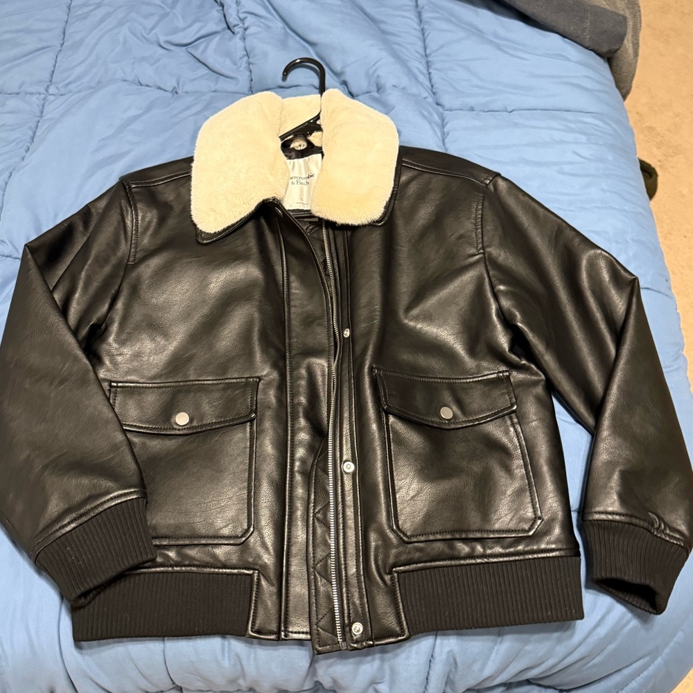 Abercrombie Faux Leather jacket